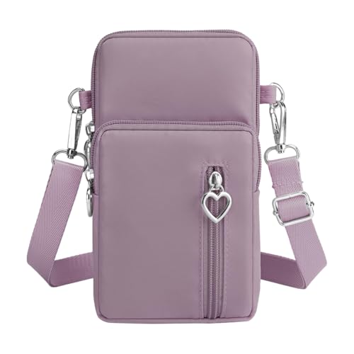 Tohrugue Petit Sacoche Telephone Portable Femmes,Sac Téléphone Portable Femme,Petit Portefeuille de Sac à Main de téléphone,Crossbody Pochette Sacoche...
