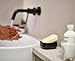 Joseph Joseph Bathroom Slim, Compact, Soap Dish Holder with Non-Slip Base, Matt Black