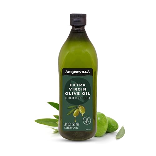 Agrosevilla Spanish Extra Virgin Olive Oil, Polyphenol EVOO, 1L