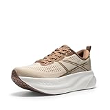 ALLSWIFIT Women's Road Running Shoes Cushion Tennis Shoes Non-Slip Comfortable Lightweight Gym Workout Athletic Arch Support Walking Sneakers Active5K,Size 8.5,Beige/Khaki,AWUMRS2503