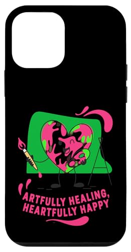 Artful Healing Heart Design - Heartful Happy �X�}�z�P�[�X iPhone 12 mini �p
