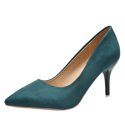 Onsoyours Femme Escarpin Talon Haut Aiguille en PU Cuir...