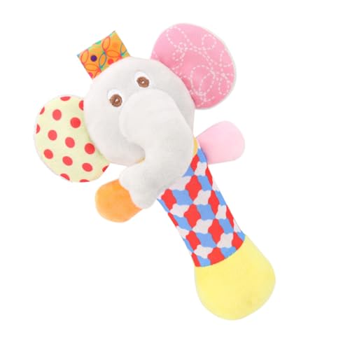 Alasum 1個 赤ちゃんの手ガラガラ 赤ちゃんのなだめるおもちゃ 幼児用楽器 ベビーガラガラのおもちゃ 赤ちゃんそりの鐘 ベビーラトル 赤ちゃんへのプレゼント 新生児用ガラガラ ぬいぐるみ