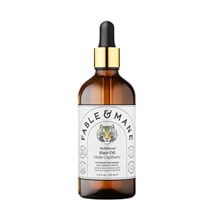 Fable and Mane Hair Oil – HoliRoots Hair Growth Oil & Scalp Oil Treatment. Thickening Hair Oil for Damaged Hair with Amla Oil & Castor Oil for Hair Growth. Serum Hair Oil for Frizzy Hair, 3.4FL oz