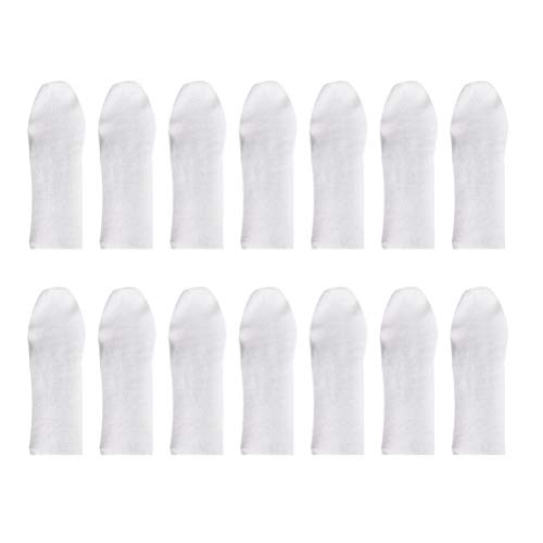 FRCOLOR Descartáveis Dedeiras Algodão Tecido Almofada Dedo Protetor de Dedo Mangas Polegar Do Dedo D