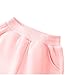 Fleece Sweatpant for Girl Fashion High Waist Elastic Cuffed Thermal Pant Pocket Comfort Casual Lounge Trouser (3-13 Years) Pink