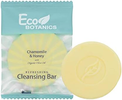 Eco Botanics Travel-Size Hotel Cleansing Bar Soap.5 oz (Case of 100)