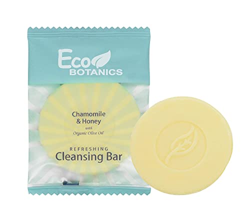 Eco Botanics Travel-Size Hotel Cleansing Bar Soap.5 Oz (Case Of 100) #TOP6