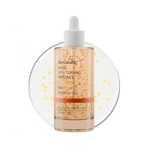 Genabelle PDRN Vita Toning Ampoule JUMBO SIZE - Lightweight Glass Skin & Toning Ampoule with Vitamin...