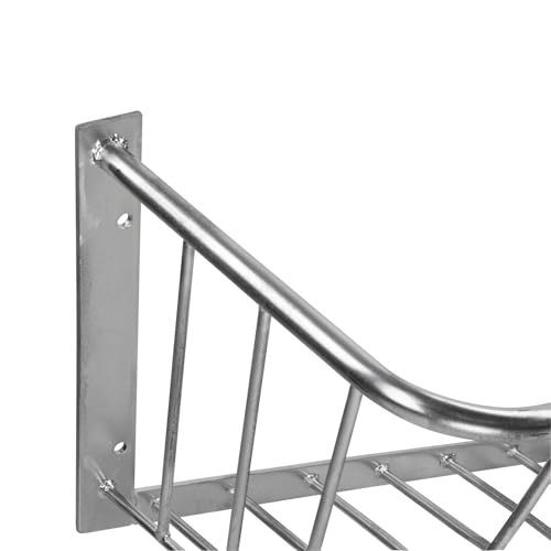 DEMA Heuraufe 85x45x45 cm - Futterraufe, Raufe, Fressplatz - stabil, langlebig, wetterfest - Pferd, Schaf, Ziege