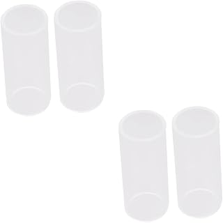 4pcs Guitar Slide Tone Enhancer Glass Guitar Slide Smooth Gliding Surface for Professional Use