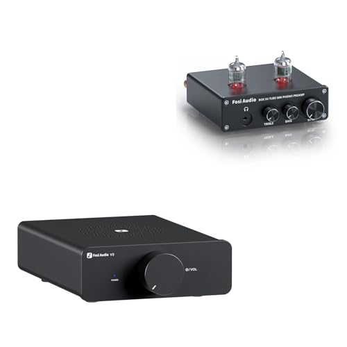Fosi Audio Box X4 – Préampli Phono à Tubes HiFi