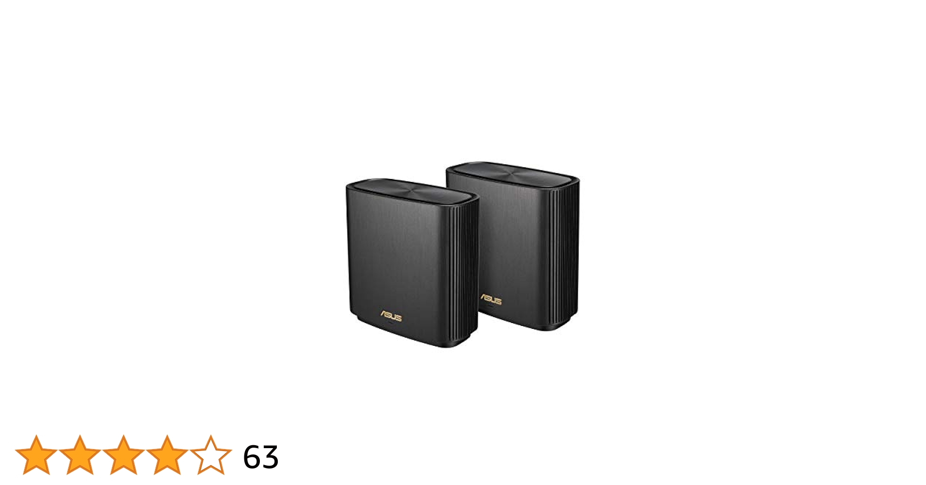 ZenWiFi AX (XT8) (黒) 2 パック ASUS ZenWiFi AX XT8 2パック BLACK ブラック