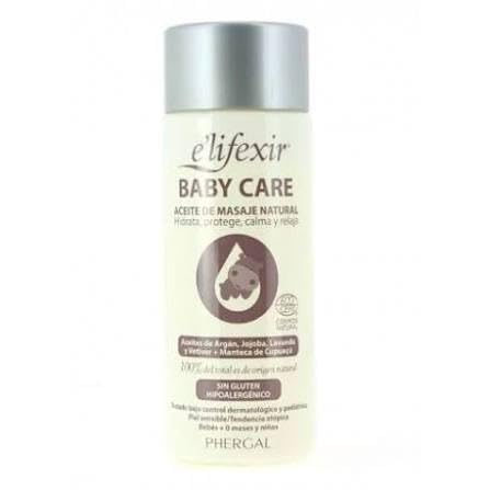 e’lifexir Baby Care - Aceite de Masaje Corporal (125ml x2) - PACK 2
