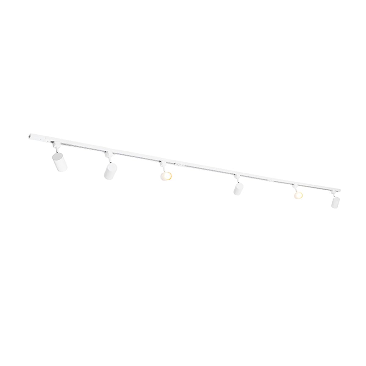 QAZQA iconic jeana - Moderno - 6 luce - L 286 cm - Bianco - Moderno - Soggiorno I Camera da letto I Sala da Pranzo I Cucina