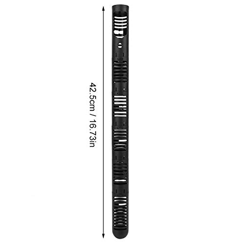 T&F 42.5 cm Aquarium Heater Guard Protector Removable Aquarium Heating Rod Sleeve Plastic Aquarium Heating Protective Cover Guard with Suction Cups