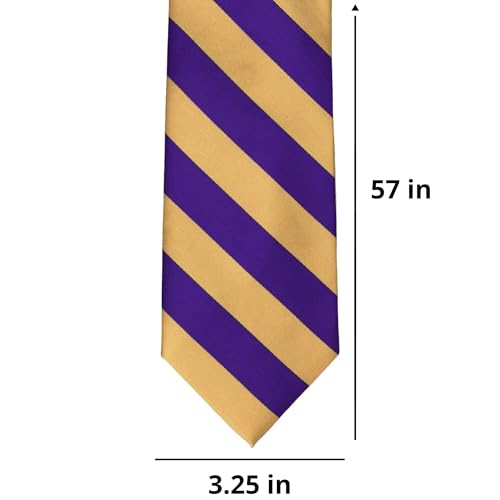 Image of tiemart Men's Striped Tie Standard Length