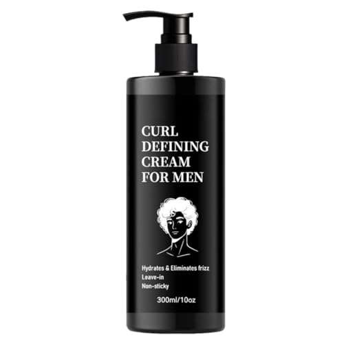 Crème boucles homme formule non grasse cheveux ondulés frisés