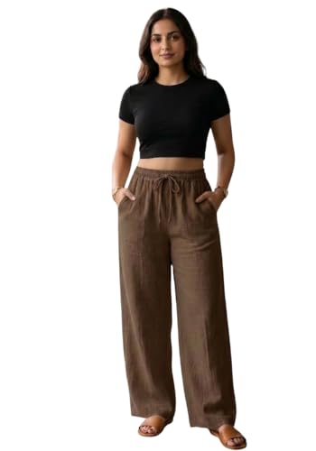 Image of Women Linen Cotton Pants