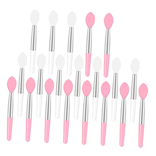 PartyKindom 20pcs Silicone Lip Brush Applicators for Lipstick and Gloss Travel Friendly Cosmetic Tools for Daily Makeup Professional Use and Beauty Salons present for Women
