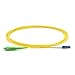 PacSatSales - Fiber Optic Patch Cable - Single Mode - SIMPLEX - OS1-9/125um (3M, SC/APC to LC)