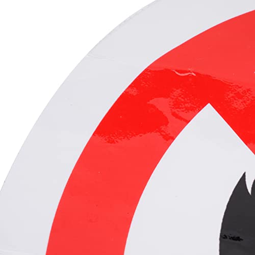 Yardwe Adesivos sem chamas abertas etiqueta de segurança placas de aviso internacional decalque de a