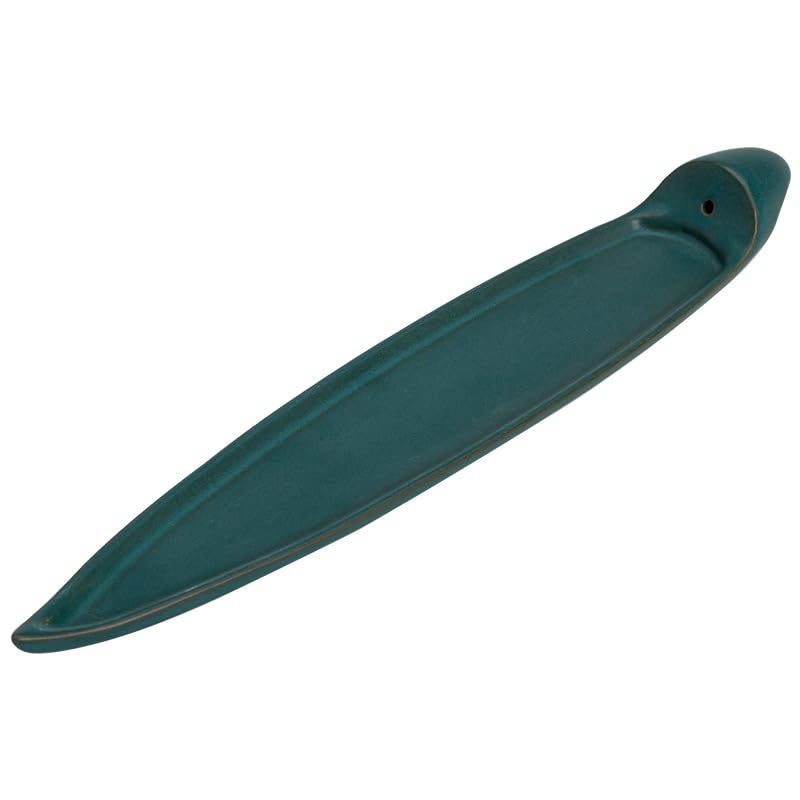 Räucherkegelhalter Boot Keramik Stick Weihrauch Brenner Zen Sandelholz Weihrauch Halter Retro Tee Zeremonie Zubehör Weihrauch Wasserfall(B)