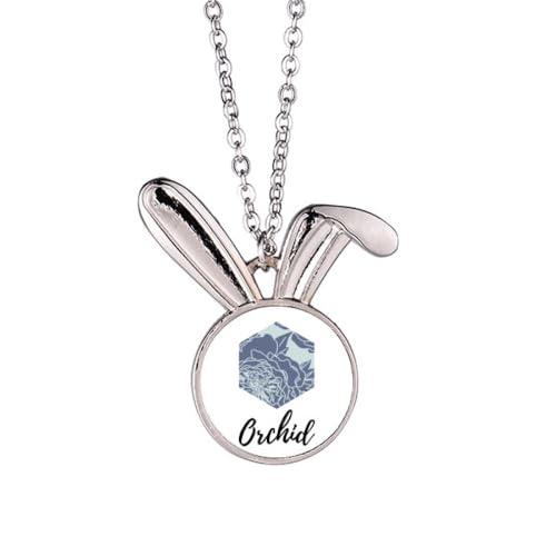 Collier lapin pivoine le cadeau d'anniversaire romantique idéal