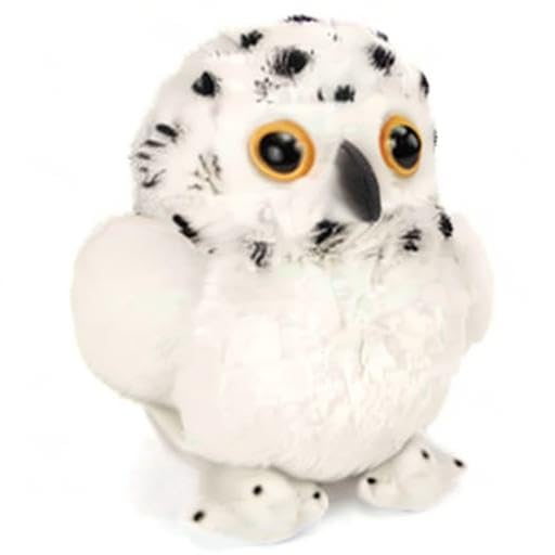 Wild Republic Snowy Owl Plush, Stuffed Animal, Plush Toy, Gifts for Kids Hug’Ems 7 Inches, Small - Image 2