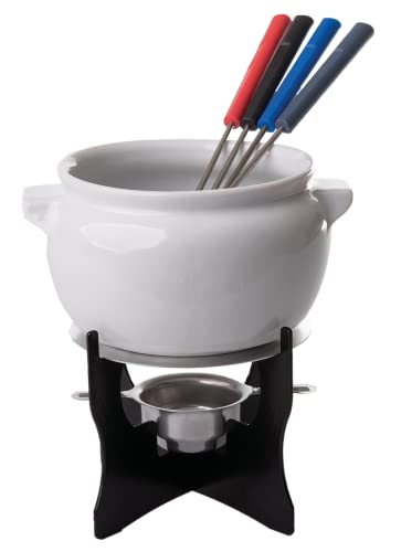 Conjunto Aparelho para Fondue Porcelana 8 Peças Essence - 700Ml