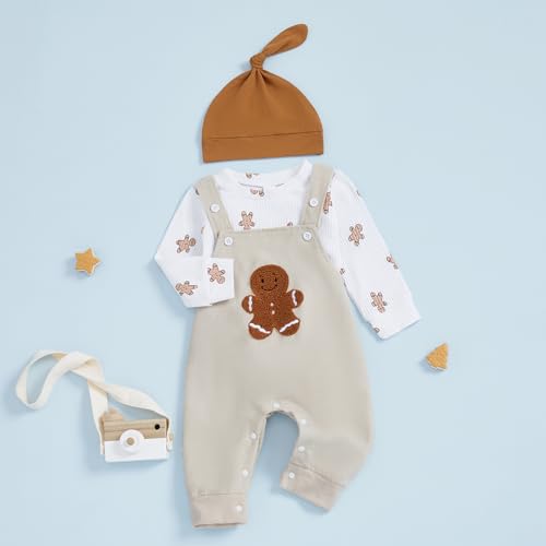 Image of Bay Boy Easter Outfit Newborn Striped Bodysuit Bunny Carrot Overalls Pants Set Infnat Cute Spring Summer Clothes