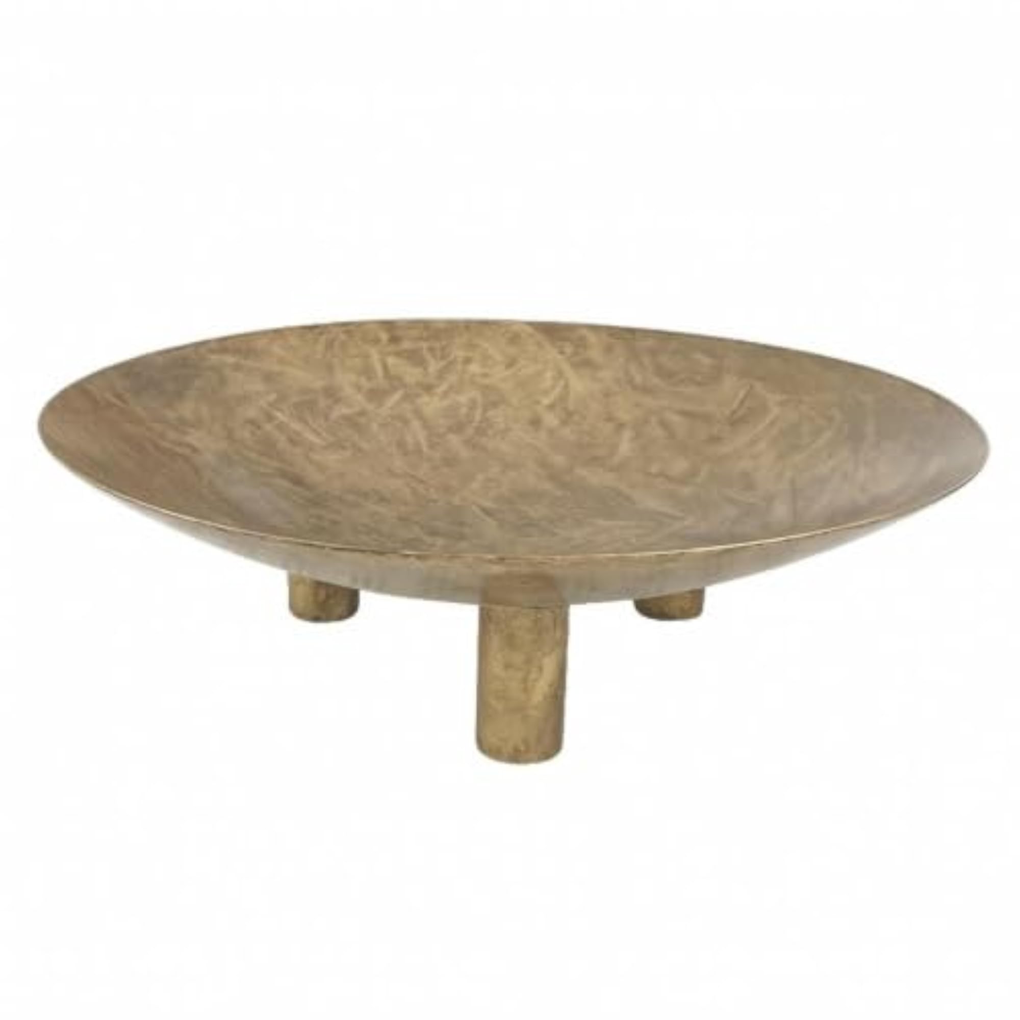 Metal Fruit Tray with Footed Base, Modern Design