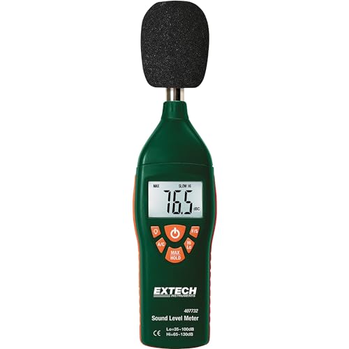 Extech 407732 Type 2 Digital Sound Level Meter 35 to 130 dB