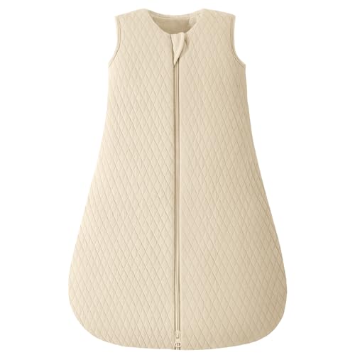Image of Yoofoss Baby Sleep Sack 12-18 Months TOG 2.5 Winter Baby Wearable Blanket, 100% Organic Cotton Toddler Sleeping Sack 2-Way Zipper Warm Quilted Sleep Sack