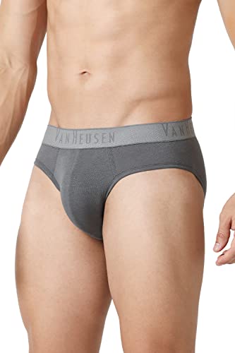 Image of Van Heusen Men Breathable AIR Series Brief - Cotton Elastane - Colour Fresh, Mesh Stretch, Ultra Soft