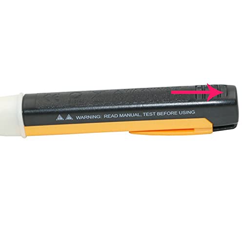 Penna indicatrice elettrica senza contatto, 90-1000 V, spina a muro, presa di corrente, rilevatore di tensione, penna tester per sensori, 1 pezzo | Leroy Merlin Penna indicatrice elettrica senza contatto, 90-1000 V, spina a muro, presa di corrente, rilevatore di tensione, penna tester per sensori, 1 pezzo | Leroy Merlin