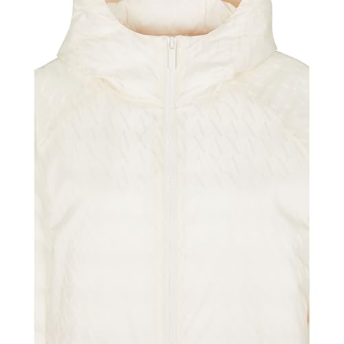 Armani Exchange Women's Nylon Jacquard Hooded Puffer3