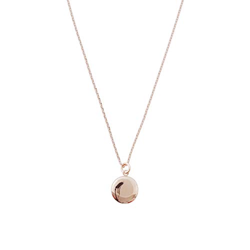 HONEYCAT Keepsake Mini Locket Necklace in 18k Rose Gold Plate | Delicate Jewelry (RG)