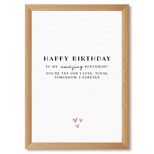 Happy Birthday Boyfriend Art Print
