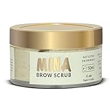 MINA Brow Scrub | For Long-Lasting Henna Or Tint | Natural Extracts Gently Exfoliate The Skin | Prepare The Area For Henna Or Tint 50ml