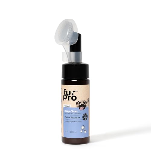 Image of Pet Deep Clean Paw Wash | Dog Paw Cleaner with Soft Brush | Enriched with Colloidal Silver & Aloe Vera for Hygiene & Odor Control - 150ml