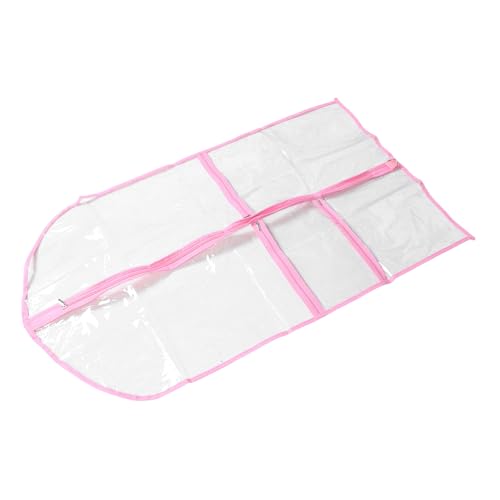 Garment Bag Transparent Dustproof Clothes Storage Bag with Multiple Pockets for Dance Costumes Suits and Outfits for Travel and Competition