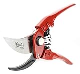 Tijeras de Poda Universal - Herramienta Profesional de Jardinería - Tijera de Mano ideal para Plantas, Flores, Jardín y Huerto - Corte Máximo 20 mm con Amortiguador - Biotop