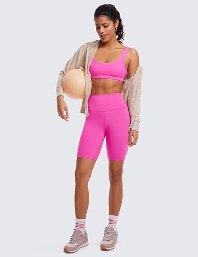 Image of CRZ YOGA Butterluxe Mini Sports Bras | Light Support, Removable Pads, Yoga, Extremely Soft, U Back, Scoop Neck, for Women
