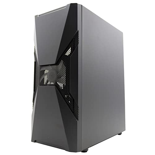 Boîtier PC Gaming ATX noir idéal pour aménager un espace bureau de jeux - 6