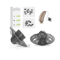 Phonak Hörgeräte-Kuppeln, 20 Stück, Phonak Open 4.0 Kuppel, mittlere Hörgeräte-Dome, Phonak Hörgeräte-Zubehör, mittlere Größe (0,35 Zoll = 9 mm) (offene 4,0 Kuppel Medium)