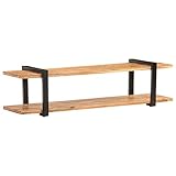 Peut également être utilisée comme table basse, buffet, étagère, etc.