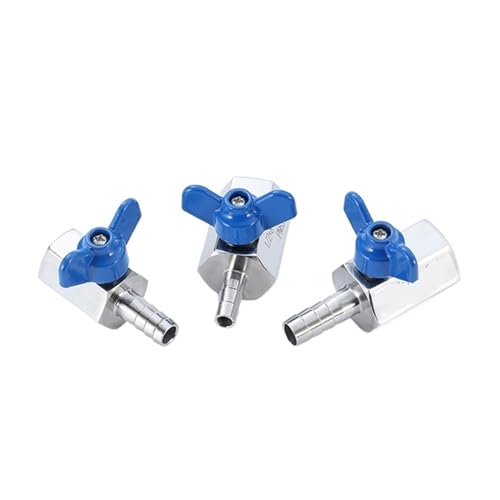 Válvula de bola con mango mariposa micro interruptor válvula de agua rosca 1/4 10mm 4