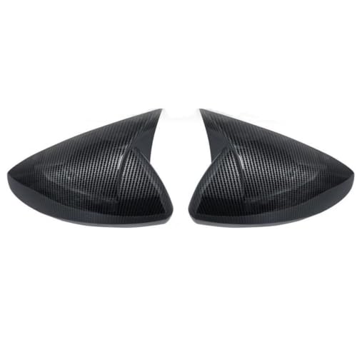 Coque rétroviseur VW Polo carbone noir brillant pièces auto 18-23