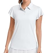 Little Beauty Women's Golf Polo T Shirts Short Sleeve Collared Lightweight Athletic Print Tennis ...